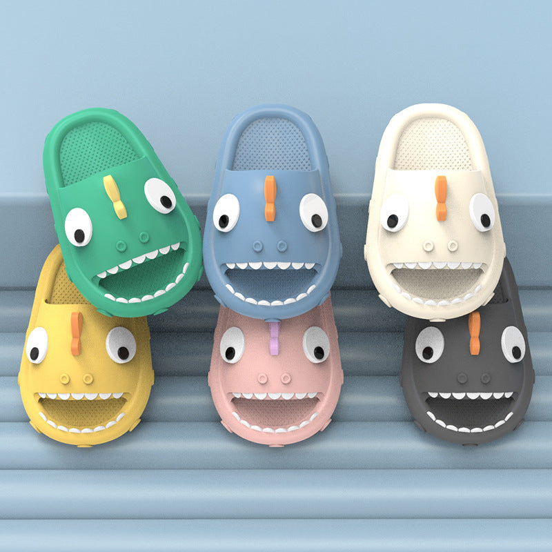 Shark Slippers For Kids Toddler Boys Girls Non Slip Children Shower Shoes Image