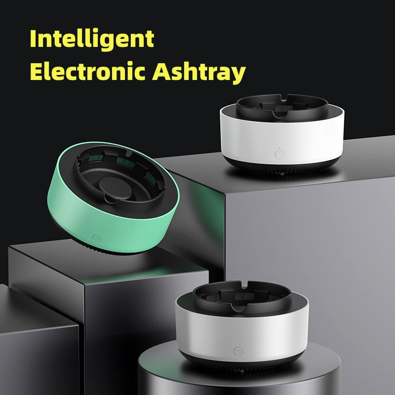 Smoke Removal Air Purification Ashtray Anion Purification Practical Automatic Purifier Ashtray Portable Gadgets For Car Ashtray Image