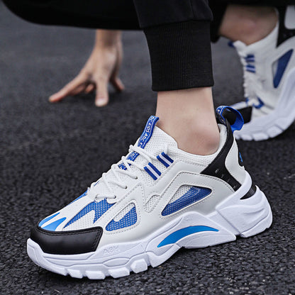 White Sneakers Men Non Slip Walking Running Shoes Sports