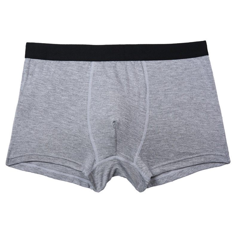 Pure Color Bamboo Fiber Men Underwear Image