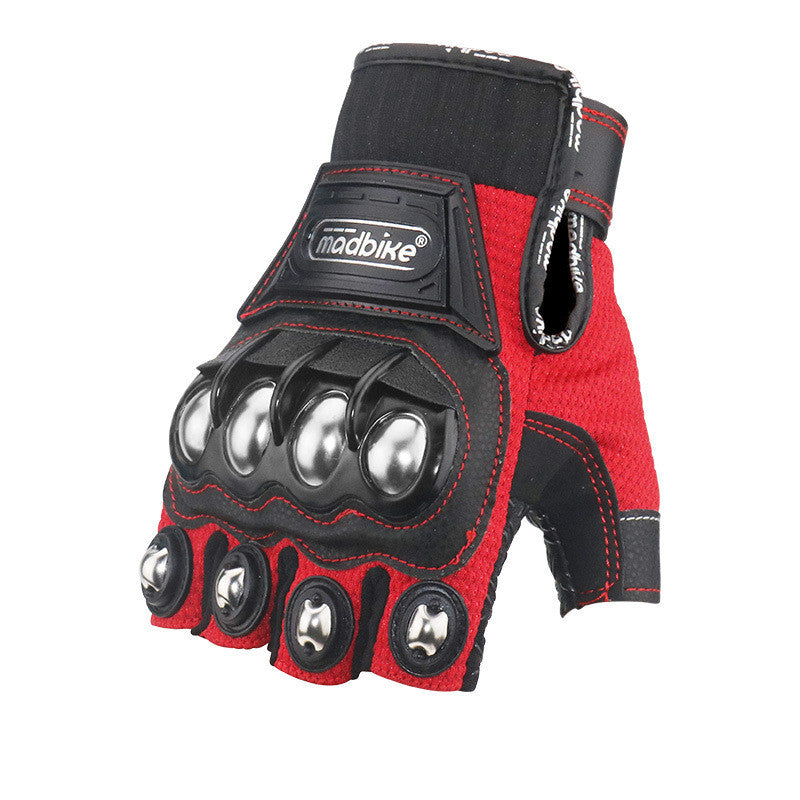 Madbike Gloves Motorcycle Half Finger Gloves Image