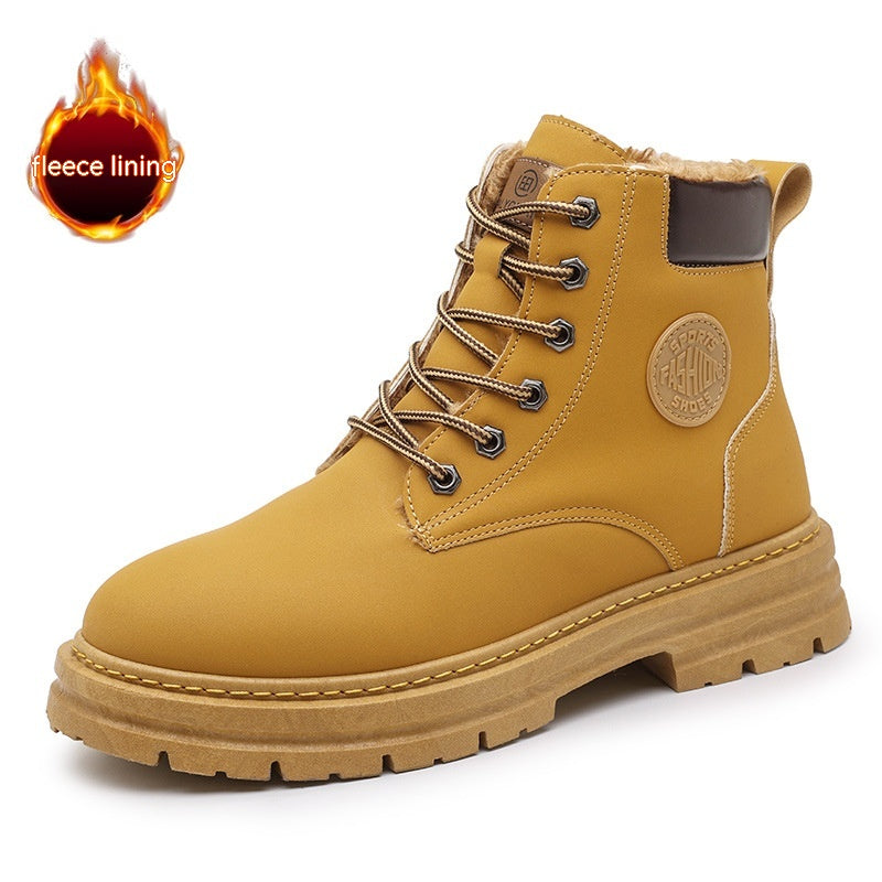 Men's High-top Warm Martin Boots Thickened Image