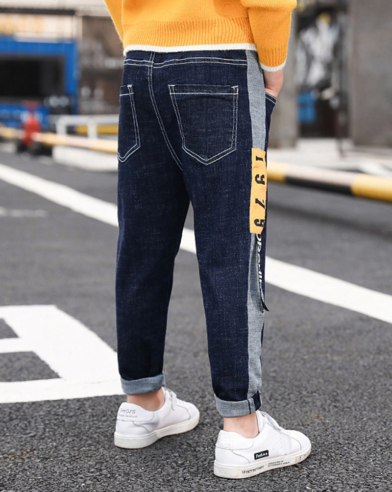 CUHK Kids' Fashion Straight Casual Pants Image