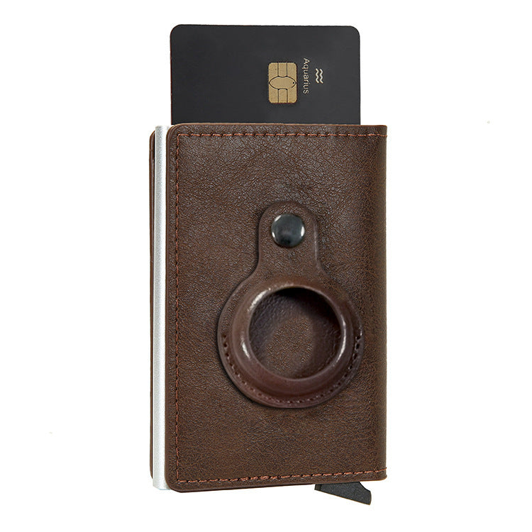 Multifunctional Card Holder Airtag Men's Short Card Holder Wallet Air Tag