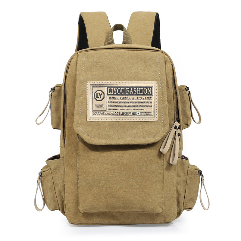 Canvas Leisure Sports Travel Backpack Image