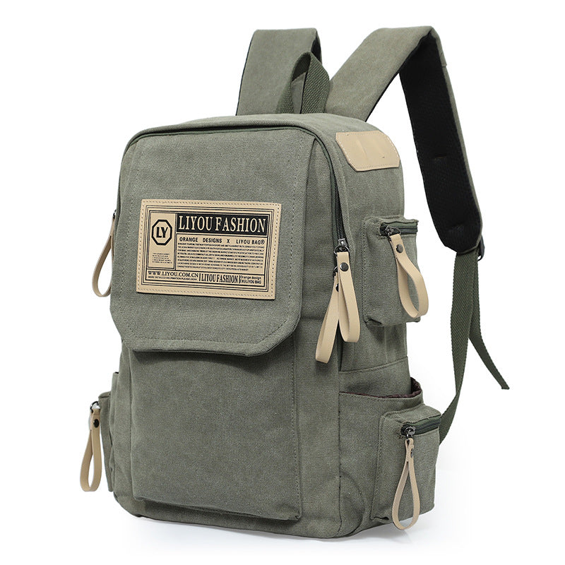 Canvas Leisure Sports Travel Backpack Image