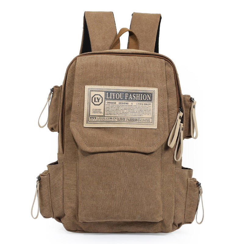 Canvas Leisure Sports Travel Backpack Image