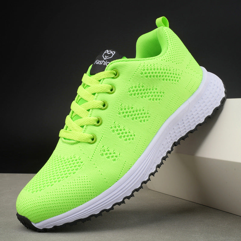 Plus Size Spring And Autumn Sneakers Women's Fly-kit Mesh Women's Shoes Image