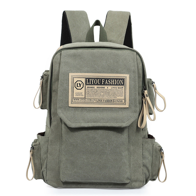 Canvas Leisure Sports Travel Backpack Image