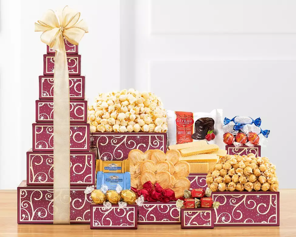 Chocolate and Sweets Tower Image