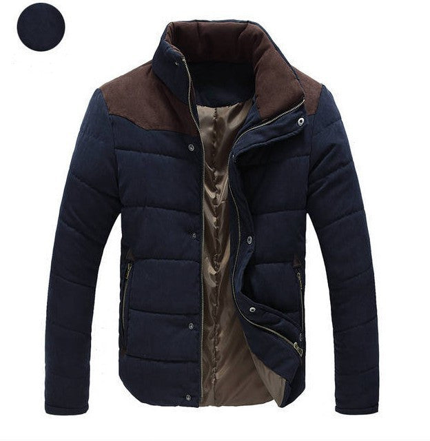 Warm Causal Parkas Male Outerwear Windbreak Jackets Coats Image