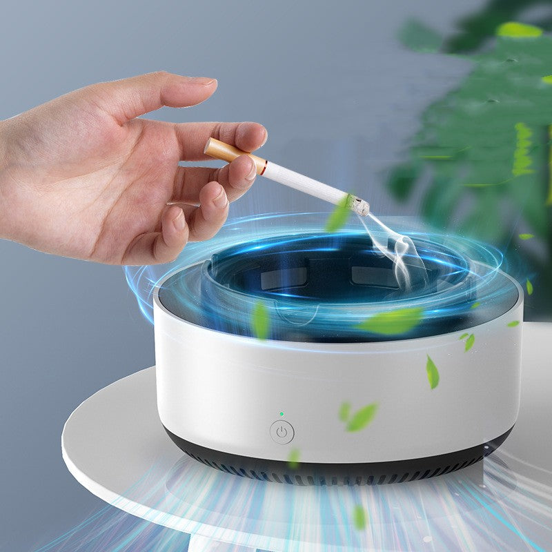 Smoke Removal Air Purification Ashtray Anion Purification Practical Automatic Purifier Ashtray Portable Gadgets For Car Ashtray Image