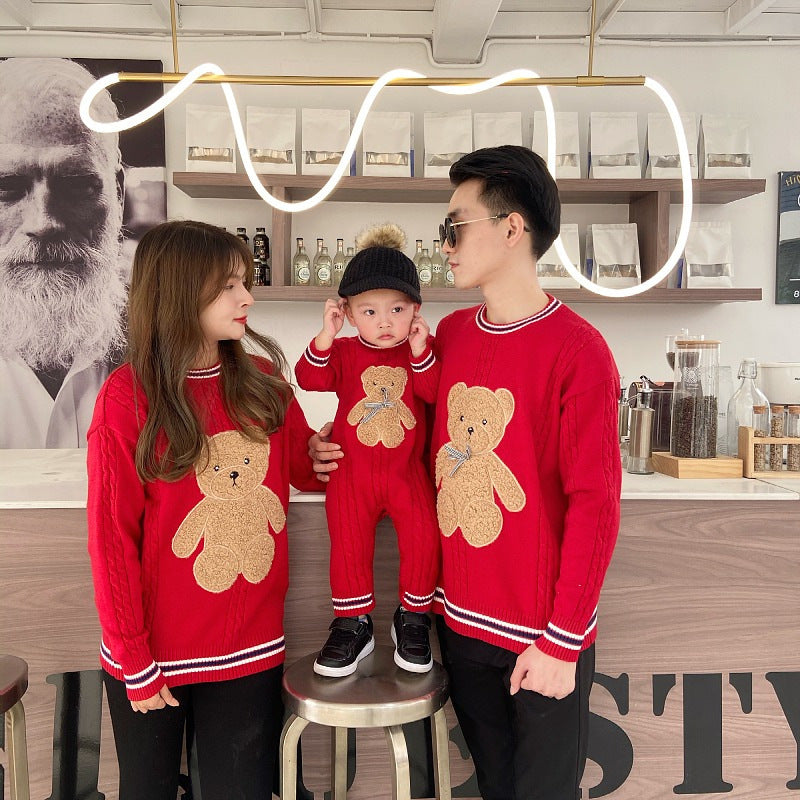 Romper New Year's Family Wear Sweater Family Wear Image