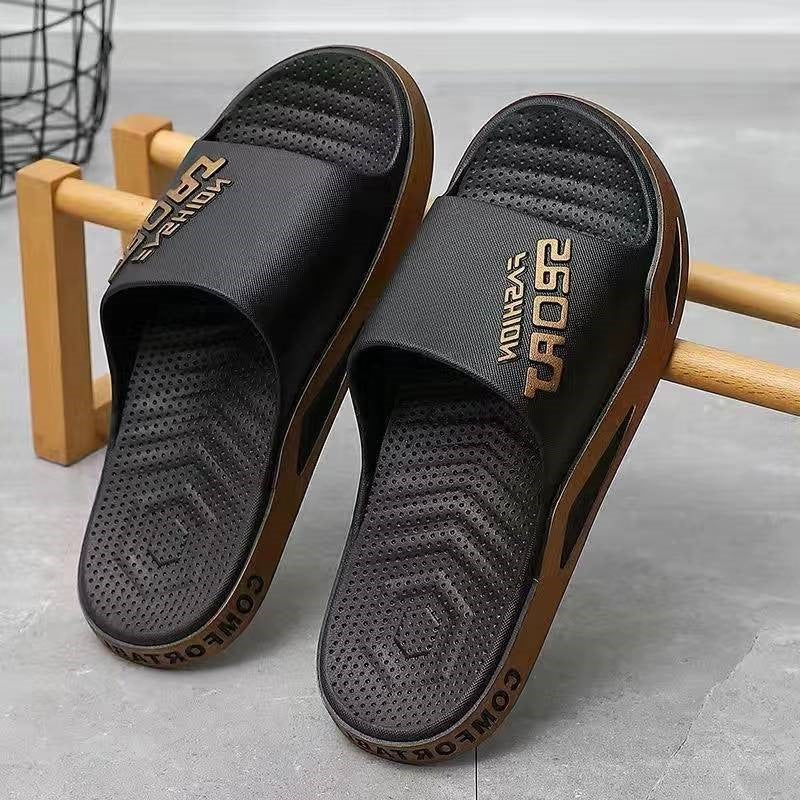 Non-slip Beach Bathroom Slippers Unisex Summer Shoes Image