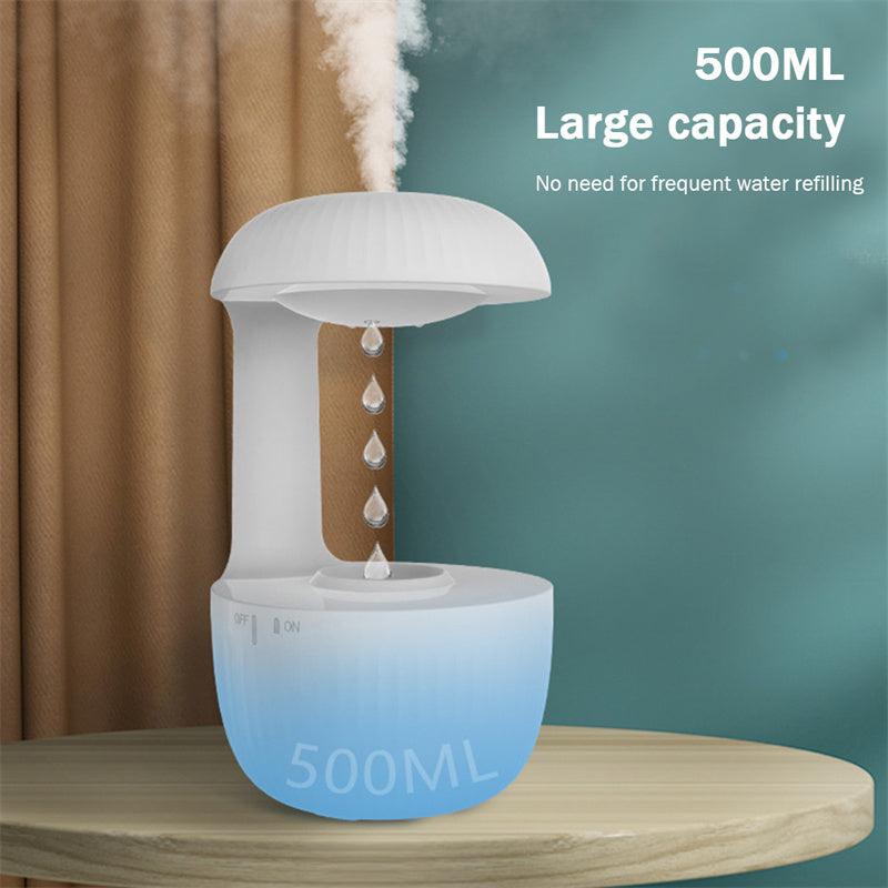 Anti-gravity Air Humidifier Mute Countercurrent Humidifier Levitating Water Drops Cool Mist Maker Fogger Relieve Fatigue Image