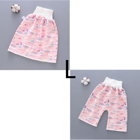 Cotton and bamboo fiber Baby diaper skirt Image