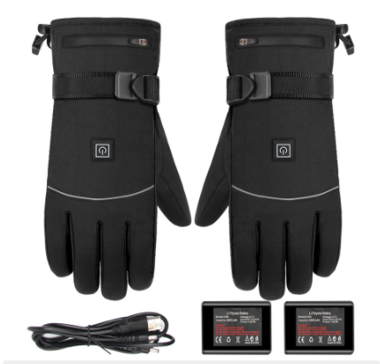Winter Electric Heated Gloves Motorcycle Touch Screen Gloves Image