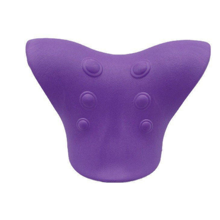 Cervical Spine Stretch Gravity Muscle Relaxation Traction Neck Stretcher Shoulder Massage Pillow Relieve Pain Spine Correction Image