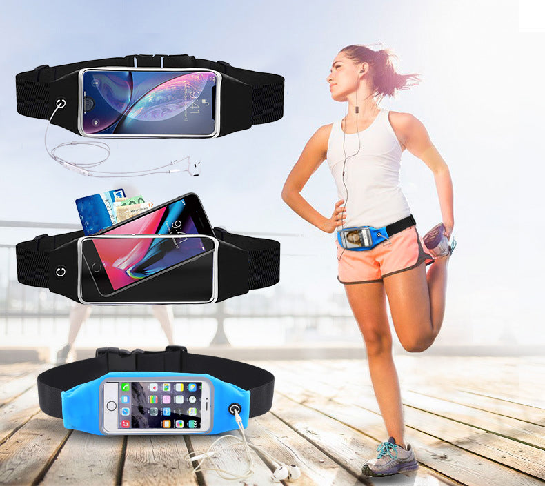 Touch Screen Clear Phone Waist Bag For Running Sports Fanny Pack Image