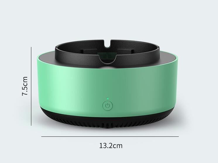 Smoke Removal Air Purification Ashtray Anion Purification Practical Automatic Purifier Ashtray Portable Gadgets For Car Ashtray Image