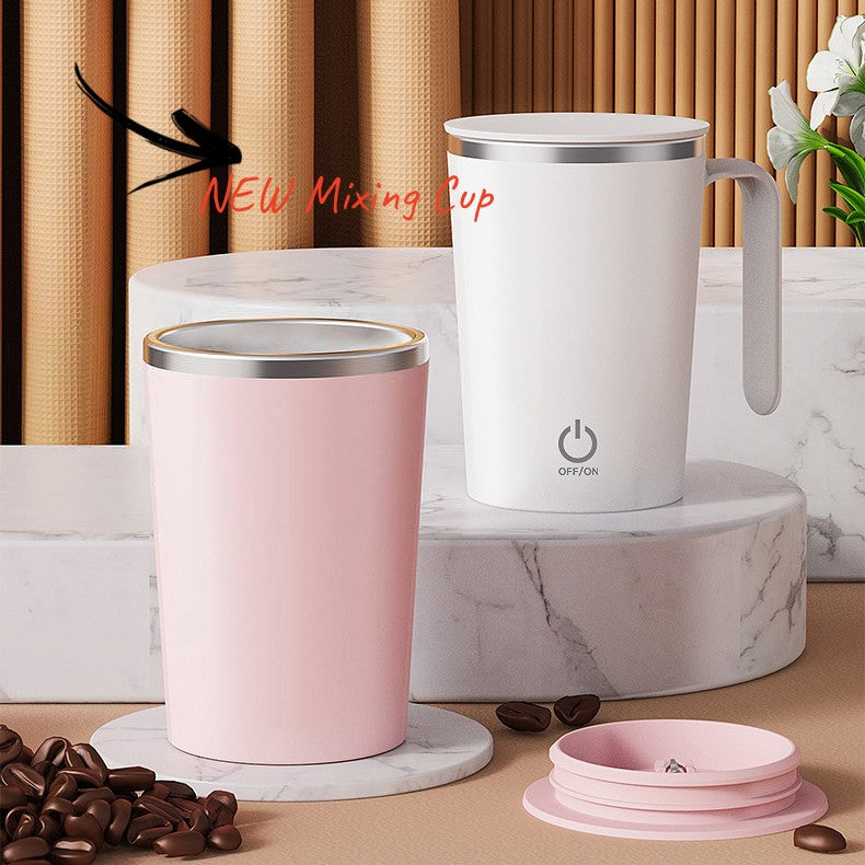 Kitchen Electric Mixing Cup Stirring Coffee Cup Automatic Mixing Mugs Cup Lazy Rotating Magnetic Water Cup Image