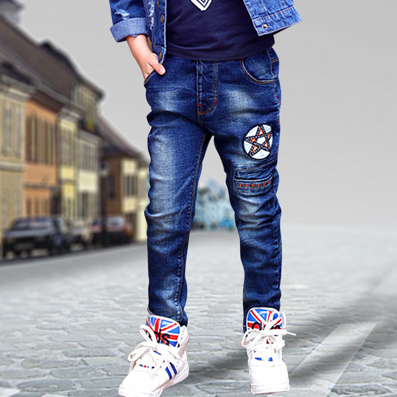 CUHK Kids' Fashion Straight Casual Pants Image