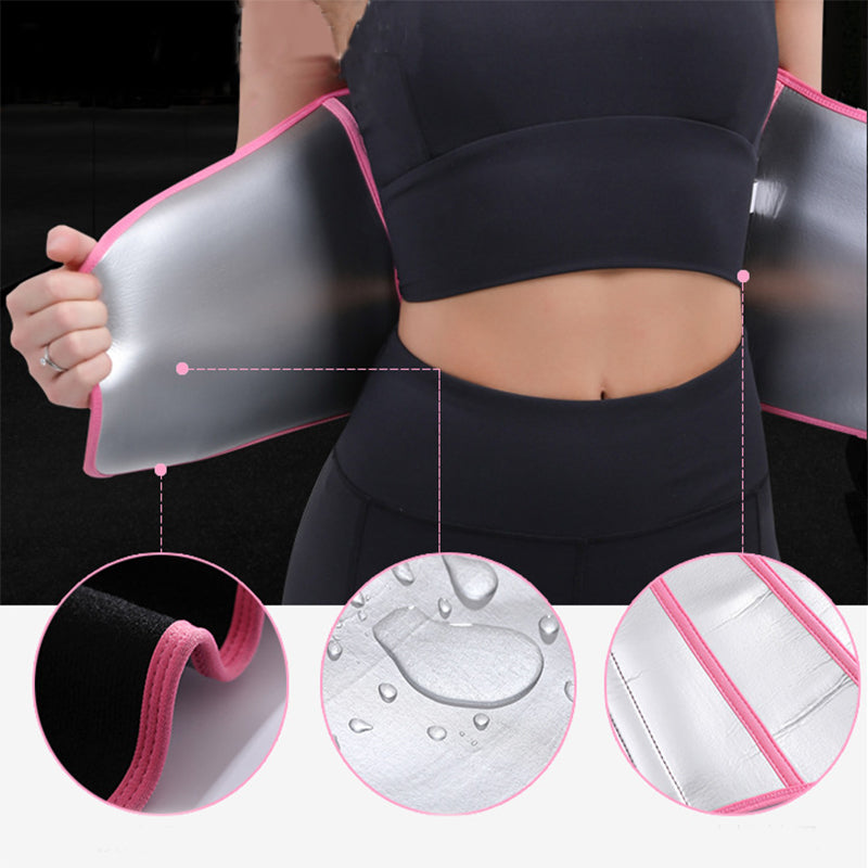 Waist Trainer For Women Back Support Band & Tummy Control Body Shaper Sweat Weight Loss Shapewear Image