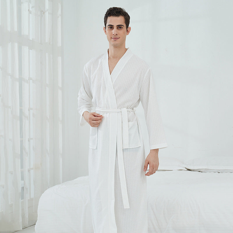 Couple Robes Sleepwear Women Men Loungewear Bathrobe Image