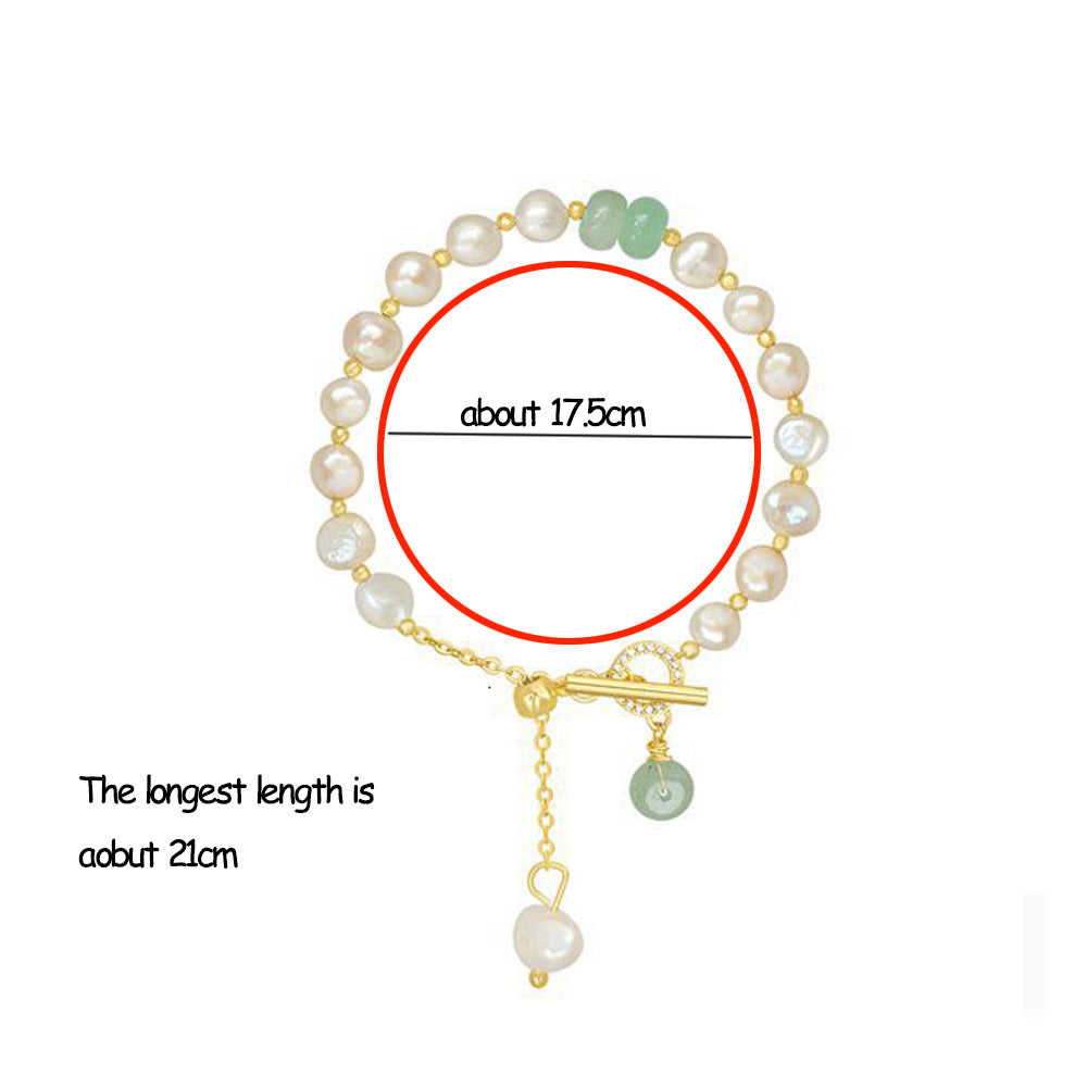 Women Irregular Freshwater Pearl Adjustable Bracelet Image