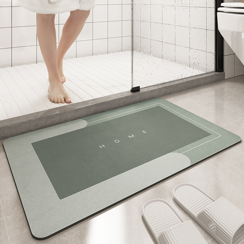 Cushion Bathroom Sliding Door Floor Foot Mat Image