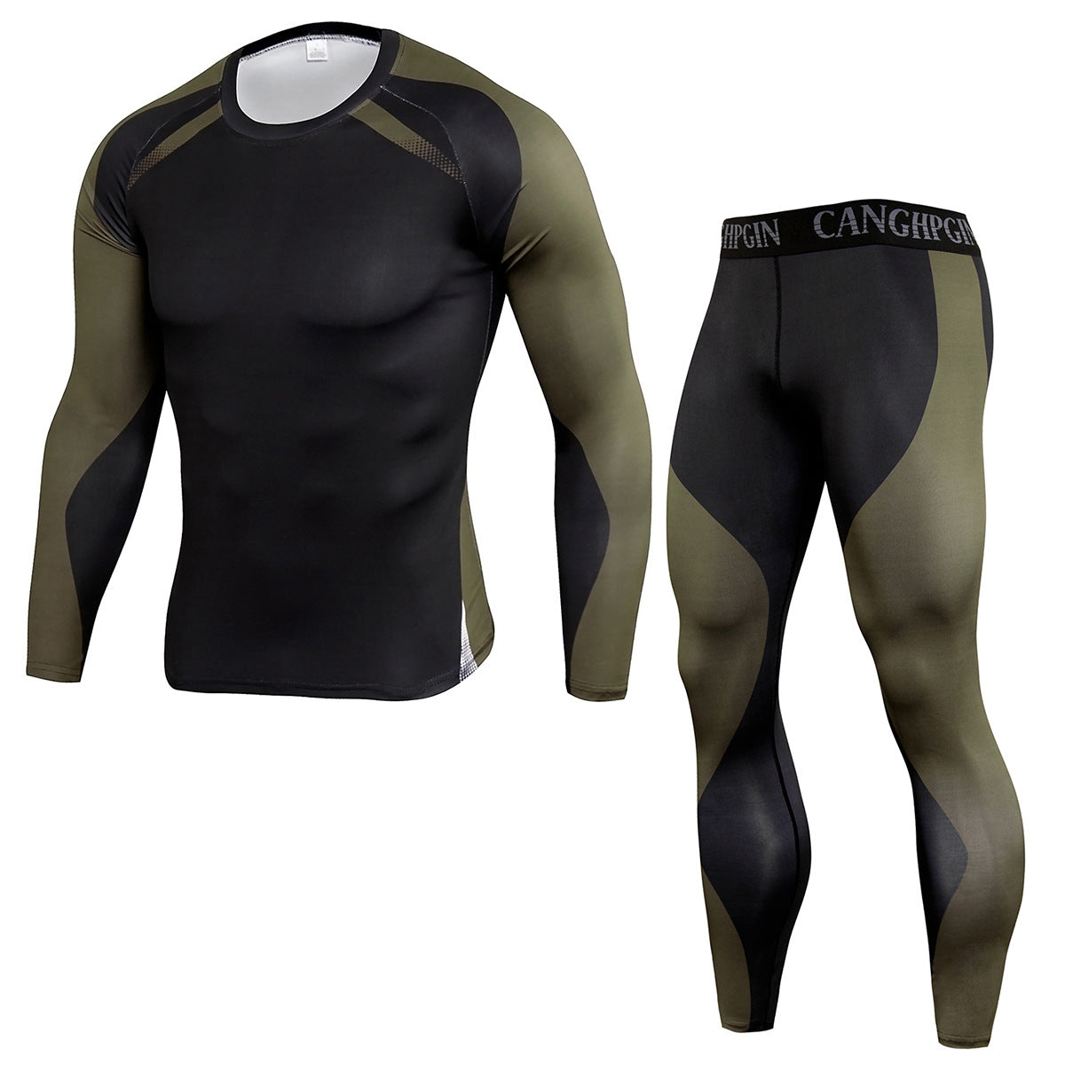 Men's PRO Tight Fitness Sports Training Suit Stretch Image