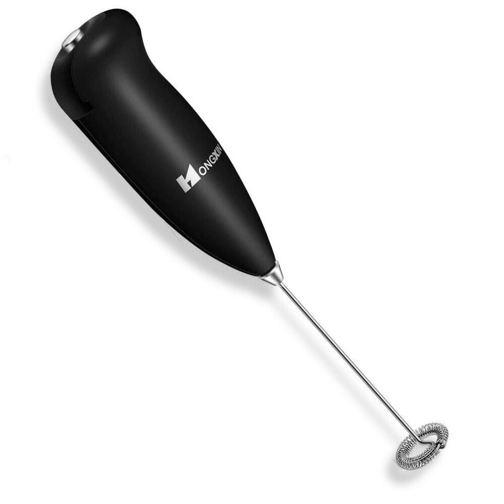 Electric Milk Frother Drink Foamer Whisk Mixer Stirrer Coffee Eggbeater Kitchen Image