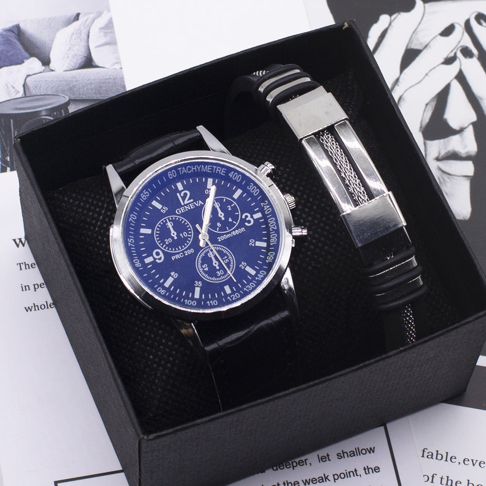 Blue Light Glass Wrist Watch Men New Watches Image