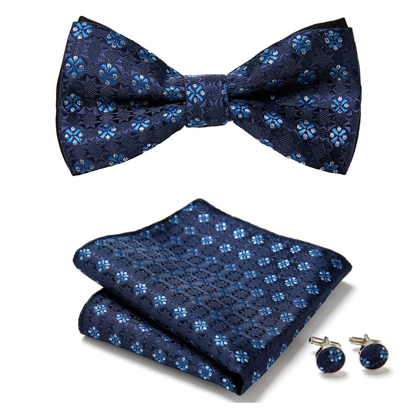 Three Piece Set Of Stylish Bow Ties Image