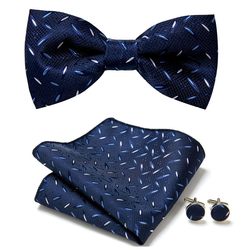 Three Piece Set Of Stylish Bow Ties Image