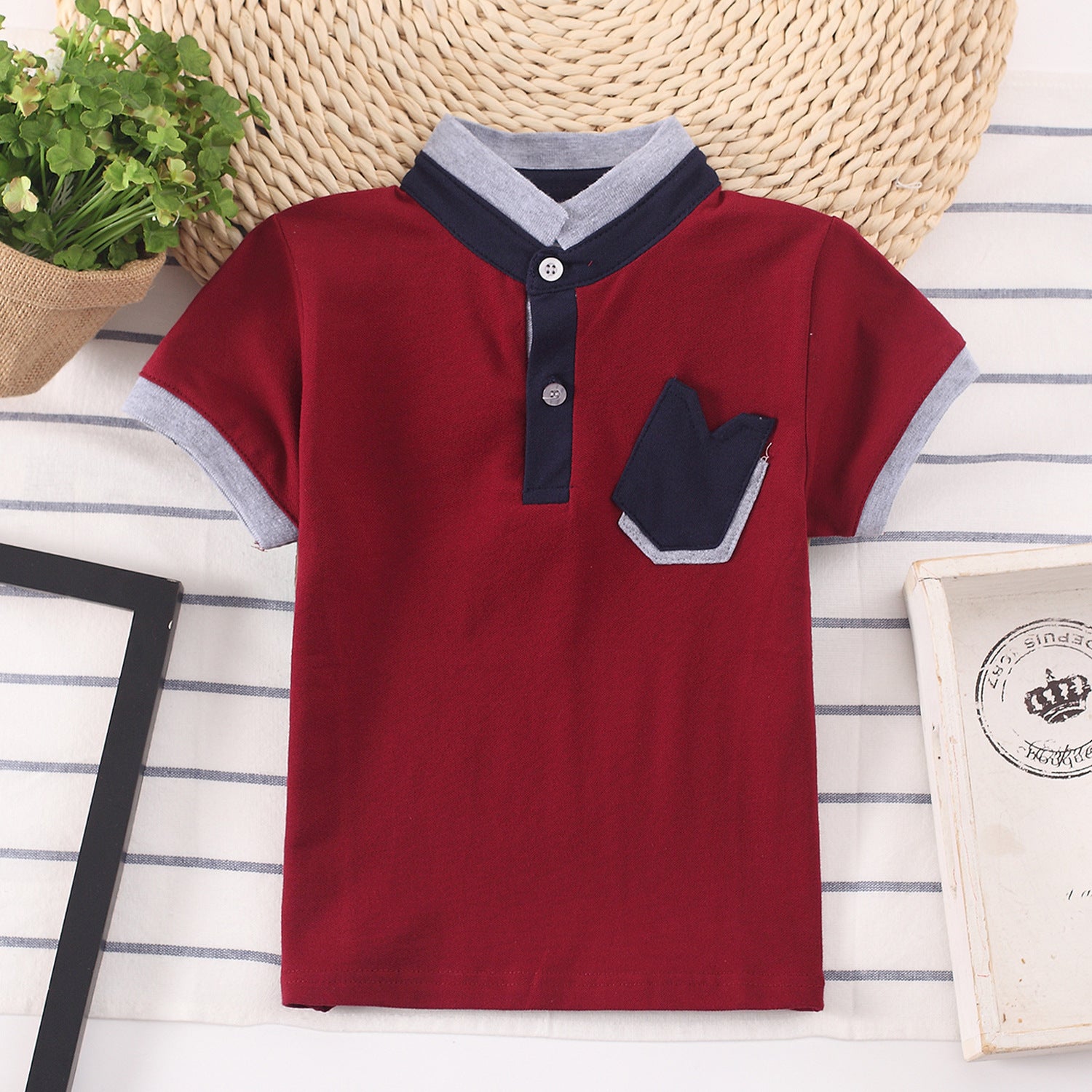 Kids Shirt Children Clothes Baby Wear Boys Tops Image