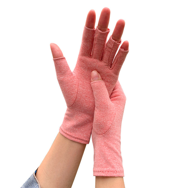 Breathable Health Care Half Finger Gloves Image