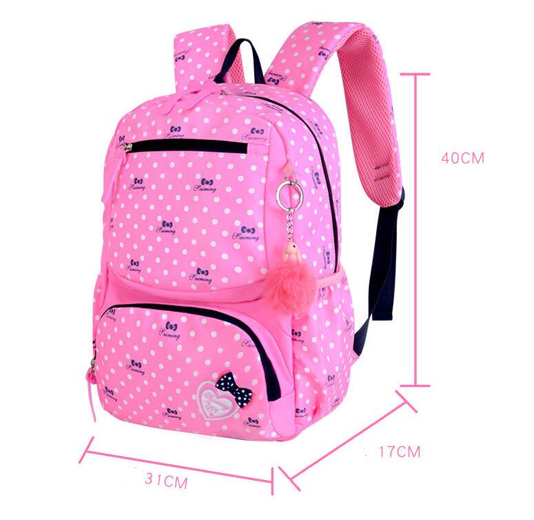 Elementary School Girl Korean Style Cute Princess Backpack Image