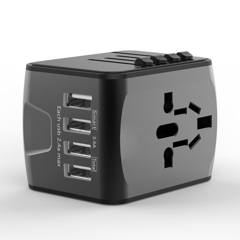 Travel Multifunctional 4 Charging Dock USB Converter Image