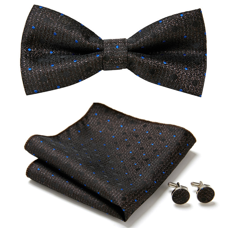 Three Piece Set Of Stylish Bow Ties Image