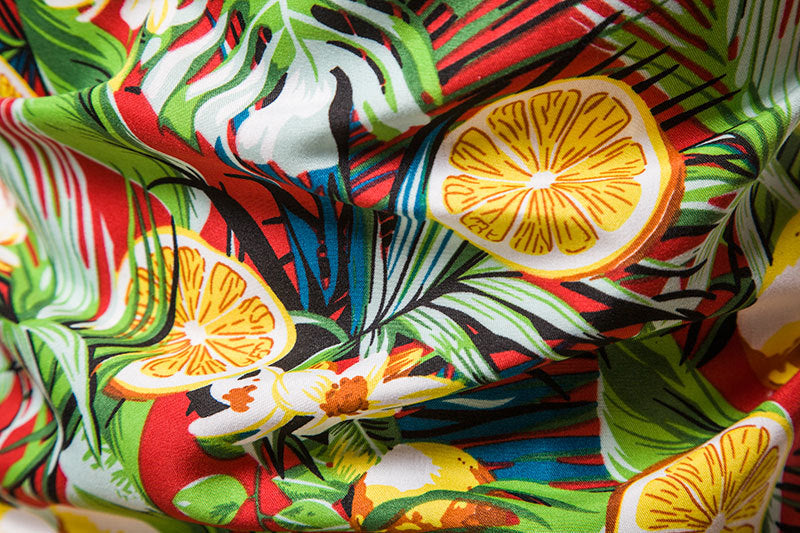 Mens Casual Long Sleeved Floral Shirt Image