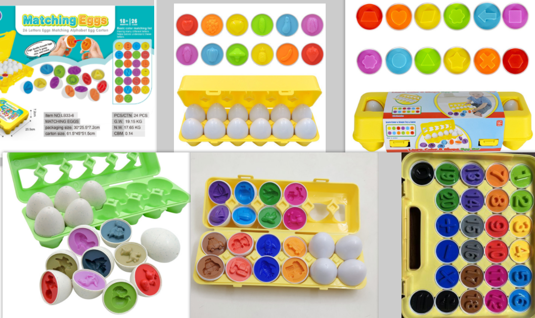 Baby Learning Educational Toy Smart Egg Toy Games Shape Matching Sorters Toys Montessori Eggs Toys For Kids Children Image