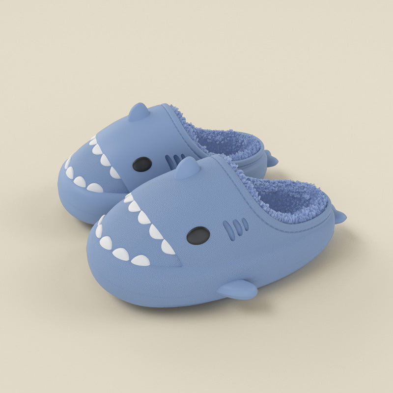 Shark Shoes For Child Cute Waterproof Warm Slippers Home Shoes Kids Image