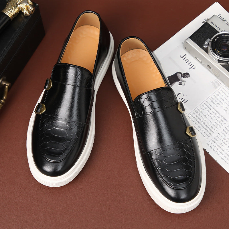 Men's Summer New Fashion Casual Leather Shoes Image