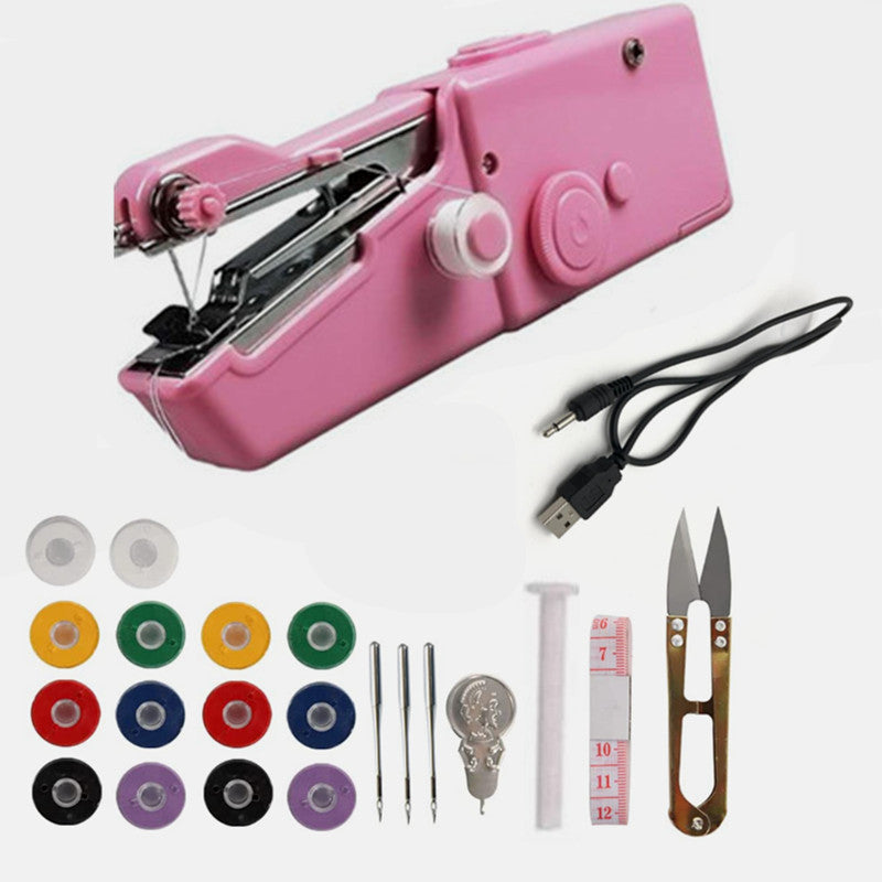 Mini Portable Hand-held Sewing Machine Image