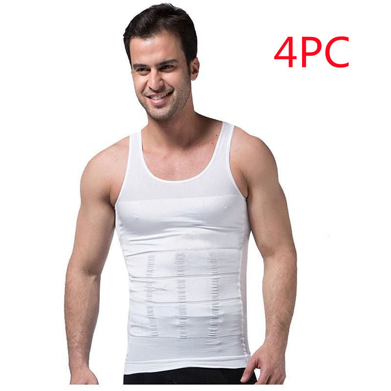 Men's Tight-waist Body Shaper Tank Top Corset Image