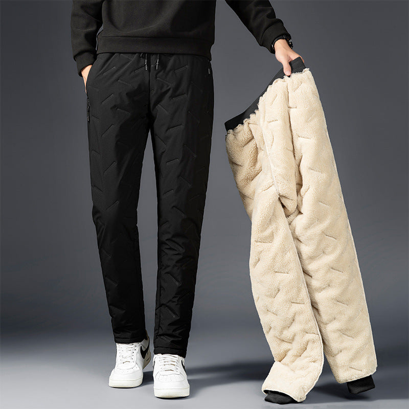 Men's Padded Cotton Trousers With Cashmere Image