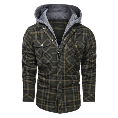 Men Warm Jacket Fleece Thick Autumn Winter Detachable Hoodies Jackets Men Slim Fit Men Clothing