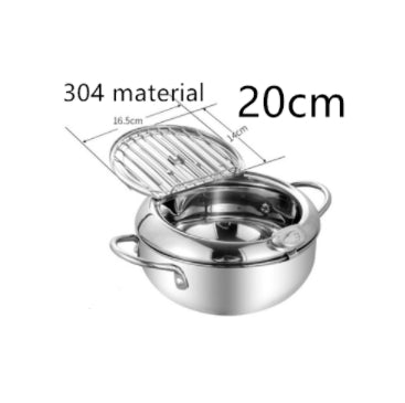 Stainless Steel Telescopic Folding Basket Frying Basket French Fries Degreasing Kitchen Tool Image