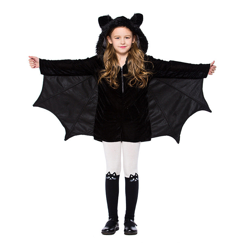 Halloween Children's Costume Black Bat Cosplay Costumes Image